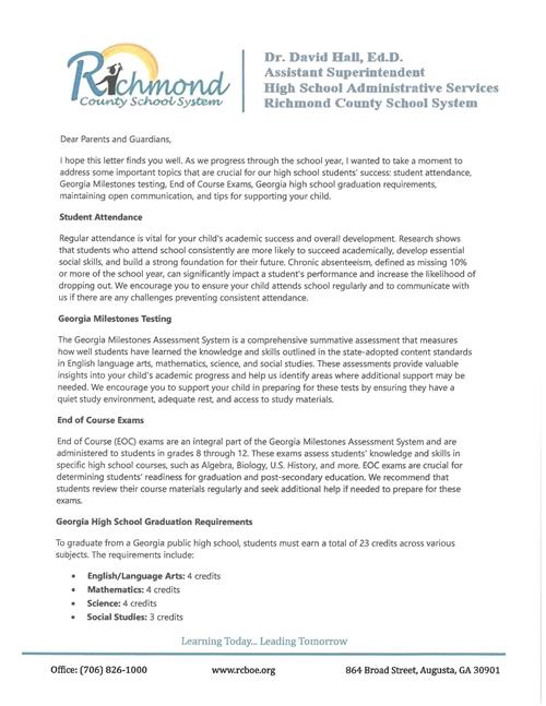 Community Letter